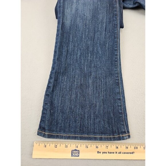 GAP 1969 Jeans Women's 31x32 Perfect Bootcut Stretch Dark Wash Denim - Picture 2 of 8